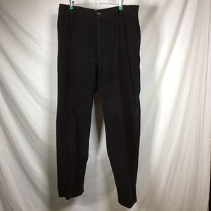 Club Room Men’s Black Corduroy Flat Front Pants